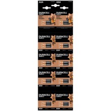 Duracell Alkalinli Ince Kalem Pil Aaa 20'li Paket LR03/MN2400 20ADET Aaa Ince Kalem Pil