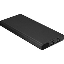 S-Link IP-K27 10000MAH 2*usb+Micro+Type-C Metal Kasa Siyah LCD Ekranlı Taşınabilir Pil Şarj Cihazı