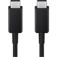 Samsung EP-DX510J Type-C To Type-C Data ve Şarj Kablosu 1.8 M 45W Siyah Samsung Türkiye Garantili