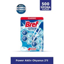 Bref Power Aktiv Katı Tuvalet Bloğu 5 Adet Okyanus İkili (5'li Set)