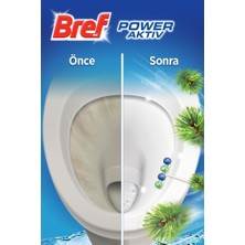 Bref Power Aktiv Katı Tuvalet Bloğu 5 Adet Çam İkili (5'li Set)