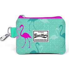 Coral High Kids Su Yeşili Flamingo Desenli Bozuk Para Çantası 21725