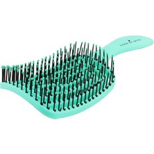 Land Of Myth - LOM1274 Üç Boyutlu Esnek Saç Açma ve Tarama Fırçası, Flexible Pro Brush (Turkuaz)