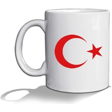 Tisho Ayyıldız ve Tuğra Beyaz Kupa Bardak