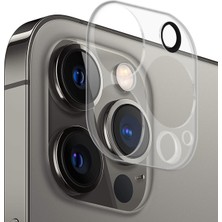 Vendas iPhone 13 Pro Max Davin Serisi Tam Uyumlu Şeffaf Cam Kamera Lens Koruyucu 2 Adet