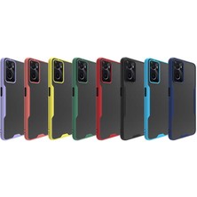 Case 4U Oppo A36 Kılıf Kamera Korumalı Ultra Ince Buzlu Mat Renkli Parfe Silikon Kapak Lacivert