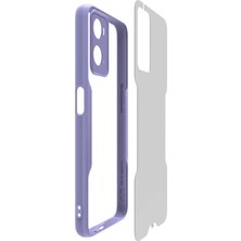 Case 4U Oppo A36 Kılıf Kamera Korumalı Ultra Ince Buzlu Mat Renkli Parfe Silikon Kapak Lacivert