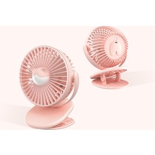 Xphone Store MF004 Yurt Masaüstü Office Boğazı Mini Taşınabilir USB Klip Fan (Pembe) (Yurt Dışından)