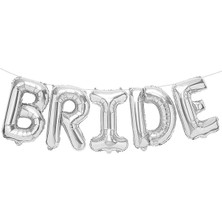 Best Parti Folyo Balon Bride Gümüş 16 Inç