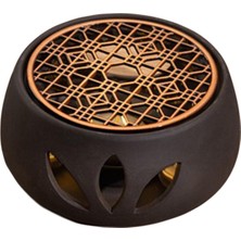 Prettiya Teapot Tealight Tepsi Çay Sıcak Cam / Porselen / Metal Çaydan Metal Isıtıcı Plaka D (Yurt Dışından)