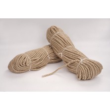 Mefaks Tekstil Makrome & Örgü İpi 8mm 50 Metre | Halat İp Kordon | Supla Runner Servis Altlığı Yapımı | Polyester