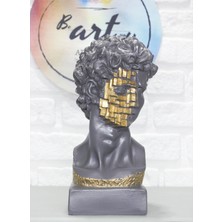 Be Art You Hermes Heykel Altın ve Retro Siyah