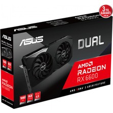 Sapphire Asus DUAL-RX6600-8G 8gb Gddr6 HDMI Dp 128BIT