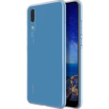 Kılıfist Huawei P20 Kılıf Crystal Clear Liquid Soft Transparent Şeffaf Ince Silikon