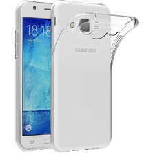 Kılıfist Samsung Galaxy J7 Core Kılıf Crystal Clear Liquid Soft Transparent Şeffaf Ince Silikon