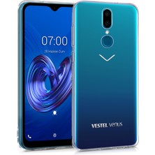 Kılıfist Vestel Venüs V7 Kılıf Crystal Clear Liquid Soft Transparent Şeffaf Ince Silikon