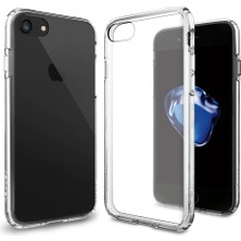 Kılıfist Apple iPhone 7 Kılıf Clear Soft Transparent Şeffaf Ince Silikon + Ekran Koruyucu