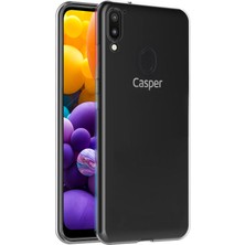 Kılıfist Casper Via A4 Kılıf Clear Soft Transparent Şeffaf Ince Silikon + Ekran Koruyucu