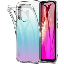 Kılıfist Xiaomi Redmi Note 8 Kılıf Clear Soft Transparent Şeffaf Ince Silikon + Ekran Koruyucu