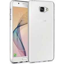 Kılıfist Samsung J7 Prime 2 Kılıf Clear Soft Transparent Şeffaf Ince Silikon + Ekran Koruyucu