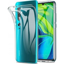 Kılıfist Xiaomi Mi Note 10 Kılıf Clear Soft Transparent Şeffaf Ince Silikon + Ekran Koruyucu