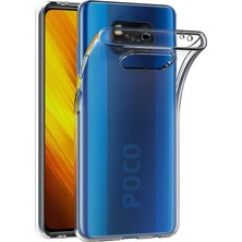 Kılıfist Xiaomi Poco X3 Kılıf Clear Soft Transparent Şeffaf Ince Silikon + Ekran Koruyucu