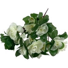 Nettenevime Yapay Çiçek Beyaz Açelya Demeti 7 Dallı 33*20CM