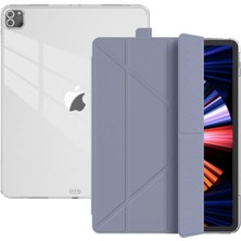 Dolia Apple Ipad Pro 11 1.nesil ile Uyumlu Kılıf Trifolding Arkası Sert Case A1980 A2013 A1934 A1979