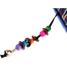 Flower World Retro Vintage Tavuskuşu Nakışlı Omuz Çantası ( Yurt Dışından)