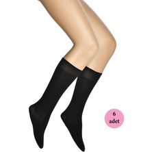 Dore 6 Adet Masaj Kadın Çorap Siyah 500