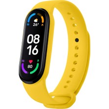 Hoffice Xiaomi Mi Band 5 ve Mi Band 6 Uyumlu Yüksek Kalite Silikon Kordon