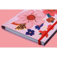 Victoria's Journals 16,5X22,5 cm Gizli Spiralli Noktalı Defter Tarihsiz Not Defteri - Pop Sakura