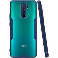 Kvy Xiaomi Redmi 9 Tam Korumalı Renkli Kenarlı Parfe Kılıf