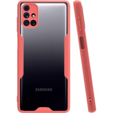 Kvy Samsung Galaxy M51 Tam Korumalı Renkli Kenarlı Parfe Kılıf