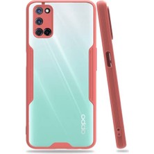 Kvy Oppo A72 Tam Korumalı Renkli Kenarlı Parfe Kılıf