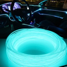 Araç Içi Torpido Ledi Şerit LED Ip LED Neon Buz Mavisi (Ice Blue) 2 Metre