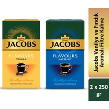 Jacobs Vanilya ve Fındık Aromalı Filtre Kahve Tanışma Paketi 2 x 250 gr