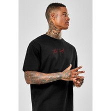 Be Original Unisex The End Oversize Siyah T-Shirt