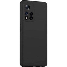 Microsonic Matte Silicone Xiaomi Redmi Note 11 Pro Plus Kılıf Siyah