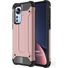 Microsonic Xiaomi Mi 12 Kılıf Rugged Armor Rose Gold