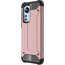 Microsonic Xiaomi Mi 12 Kılıf Rugged Armor Rose Gold