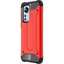 Microsonic Xiaomi Mi 12 Kılıf Rugged Armor Kırmızı