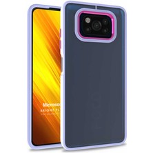 Microsonic Xiaomi Poco X3 Nfc Kılıf Bright Planet Lila