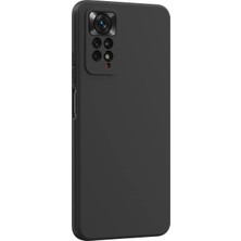 Microsonic Matte Silicone Xiaomi Redmi Note 11 Pro 5g Kılıf Siyah