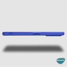 Microsonic Matte Silicone Xiaomi Redmi Note 11 Pro 5g Kılıf Mavi