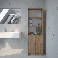 Yeti Mobilya CAD56 2 Kapaklı Çok Amaçlı Mutfak Banyo Dolabı