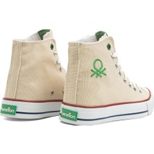 Benetton® | BN-30628-3374 Bej - Kadın Spor Ayakkabı