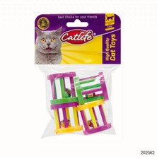 Catlife  Zilli Kedi Oyuncağı 4lü Paket