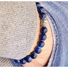Oriental Kuyumculuk Jewellery Lapis Lazuli Doğal Taş Erkek Bileklik