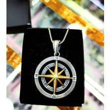 Oriental Kuyumculuk Jewellery Gümüş Pusula Kolye